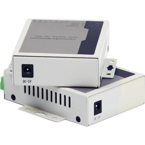 5pcs/lot Two-way RS485/422/232 optic fiber converter modem Optical transceiver data fiber optic transceiver，Free Shipping