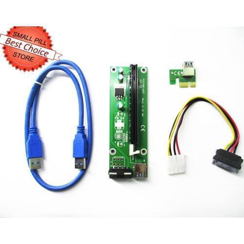 PCI-e 1x to 16x slot adapter riser card for Graphics serial parallel sound card