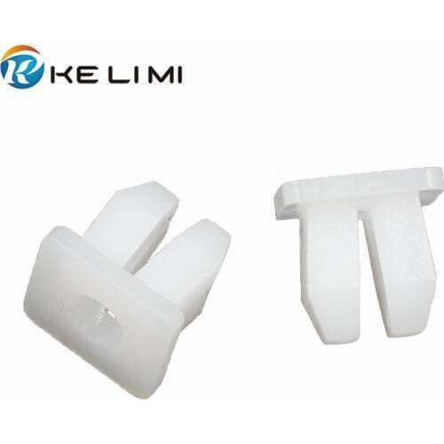 KELIMI Plastic Retaining Clips Fixeding Car Headlight Tail Light Steering Lamp Square Head Retainer Fastener Nut Screws