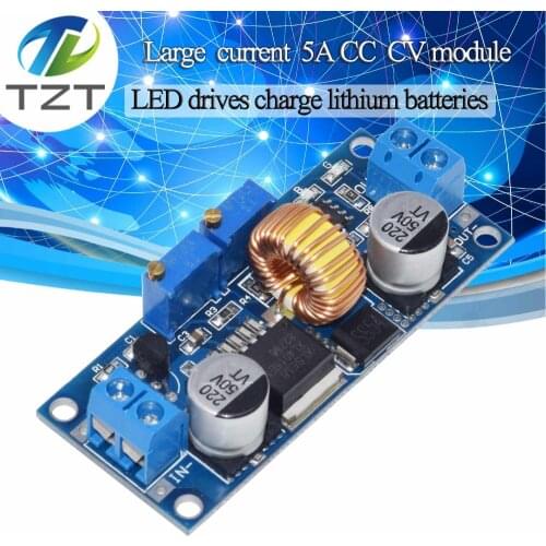1pcs 5A DC to DC CC CV Lithium Battery Step down Charging Board Led Power Converter Lithium Charger Step Down Module XL4015