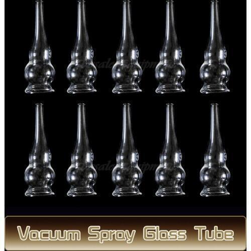 10 PCS Gourd Shape Ventouse Glass Tube Replacement For Vacuum Spray Beauty Microdermabrasion Facial Machine