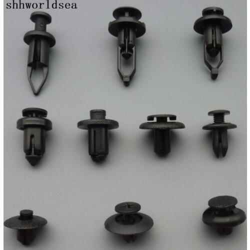 Shhworldsea 100PCS bumper cover wheel housing push type retainer rear bumper cover push type retainer for lexus