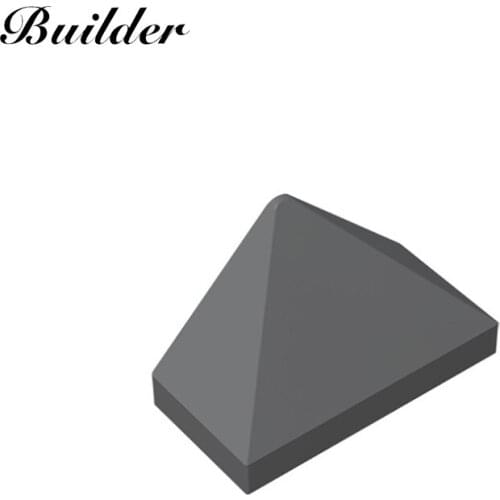 Building Blocks 3048 15571 1x2 Three-Side Slope Brick 10pcs Compatible With Major Brands Assembles Particles Parts Children Toys