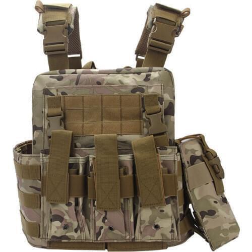 Tactical Combat Vest Airsoft MOLLE Heavy Vest Military Outdoor Paintball Hunting Vest Military Army Harness Body Armor