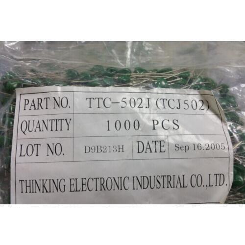 Thermistor TTC-502J 5KR NTC TTC-502 5K