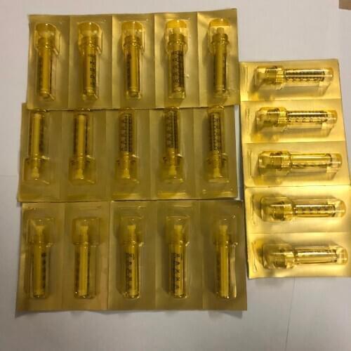 0.5ml Syringe Ampoule Head for Hyaluron Gun pen Hyaluron Pen High Pressure Wrinkle Removal Water Syringe Disposable