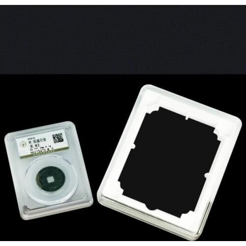 1 Pcs Rating Coin Protection Box Commemorative Coin Storage Box Round Coin Collection Box Square Box