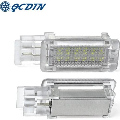 2PCS 18SMD For BENZ W203 LED Courtesy Lamp For BENZ R171 R199 W203 W209 W176 W246 C117X156 Maybach W240 White 12V 6000K