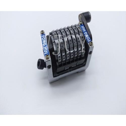2 pieces GTO 7 digits horizontal numbering machine , backward jump moth