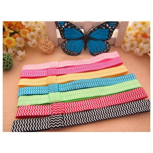 30 pcs/lot , Chevron Elastic Headband Elastic Headband Stretchy Headband