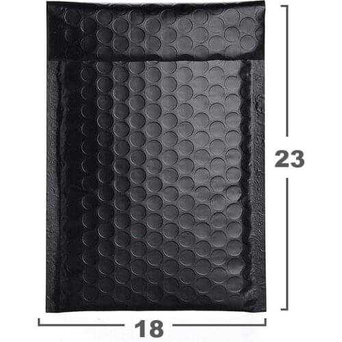 Shipping Bag 50pcs Black Mailer Poly Pearl Envelope Bag For Bubble Envelope Mailer Office Packaging Padded Envelopes For Self