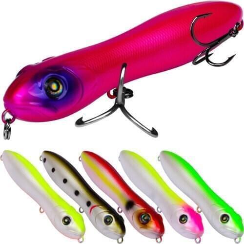 6-Colors 10.3cm 15.5g Popper lure Plastic Hard Bait Simulation Fake Bait Fishing Gear fishing lures swimbait