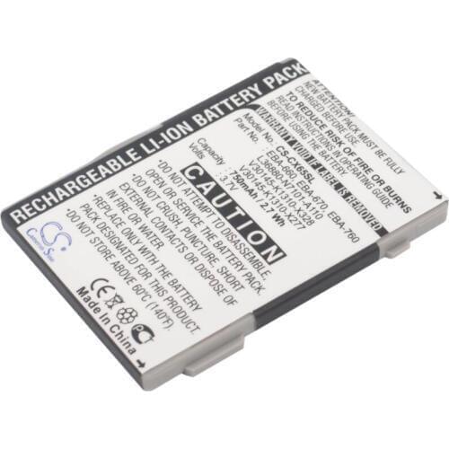 Cameron Sino 750mah battery for BENQ-SIEMENS M81 for SIEMENS A31 A58 SP65 SP65 Emoty CXI70 CXO65 EBA-660 EBA-670