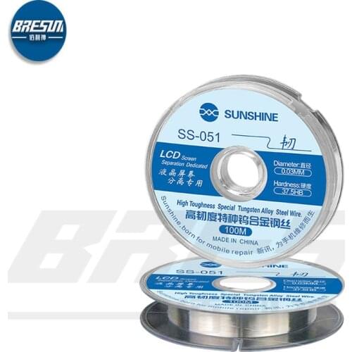 RELIFE Diamond Wire High Toughness Screen Separation Line OLED Curved Screen Thermal Separation 0.03mm Tungsten Alloy Cutting Wi