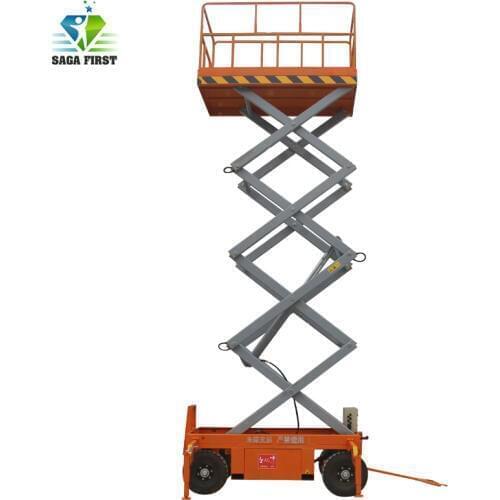 Towable electric hydraulic scissor lift/trailing sissor lifts/Mobile elevating platform electric scissor lift