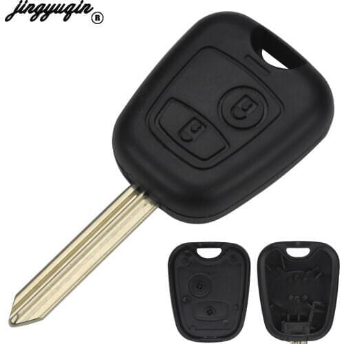 Jingyuqin Remote Key Shell Cover 2 Button For Citroen Xsara Picasso Berlingo 2002 2003 2004 2005 2006 2007 2008 Case
