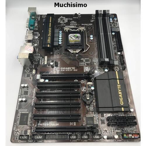 For Gigabyte GA-Z87P-D3 Original Desktop Motherboard Z87P-D3 Z87 LGA 1150 Z87P i3 i5 i7 DDR3 32G ATX Mainboard Used