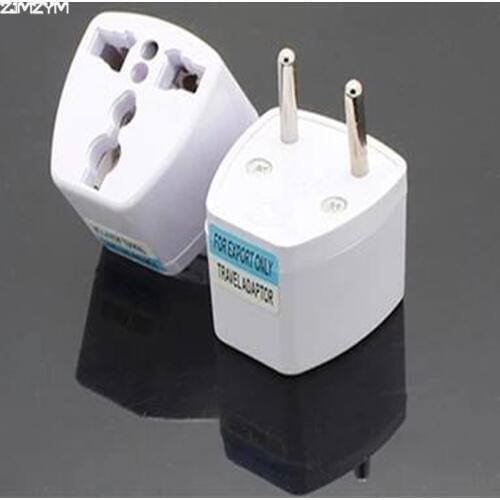 1PC Travel Converter Adapter EU to US,UK,HK etc Adapter Converter Changeover Plug 2 Pin AC Power Plug Adaptor Multi-purpose plug
