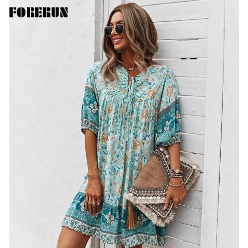 Короткие платья для женщин FORERUN China At AliExpress