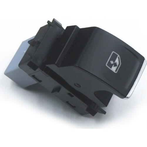 Chrome Single Window Control Switch Button for VW Arteon Golf 7 MK 7 Tiguan Passat B8 5G0959855F , 5G0 959 855F, 5G0 959 855 F