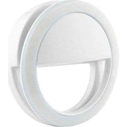 On Ring Light On Camera Selfie LED Camera Light With 36 LED Smart Phone Camera Round Shape
