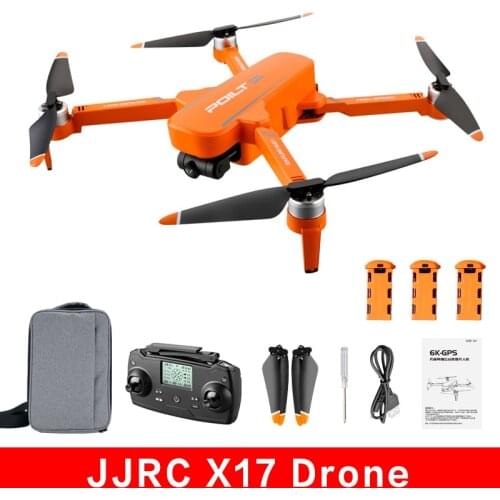 JJRC X17 Camera Drone FPV Wifi 2.4G GPS Drone 30Mins Flight Time 6K 2-Axis Gimbal Camera RC Quadcopter VS SG906 PRO 2