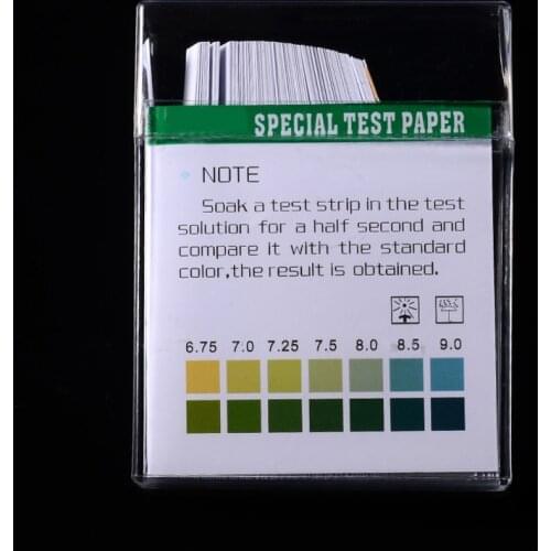 100pcs/box PH Alkaline Test Indicator Papers Laboratory Human Body PH Testing Strip PH Range 4.5-9.0 For Saliva and Urine