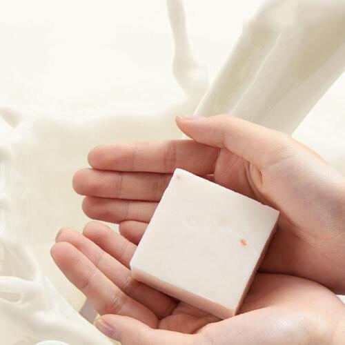 Handmade Soap Collagen Vitamin Skin Whitening Bathing Tool Rice Milk Soap Bleaching Agents Acne Soap