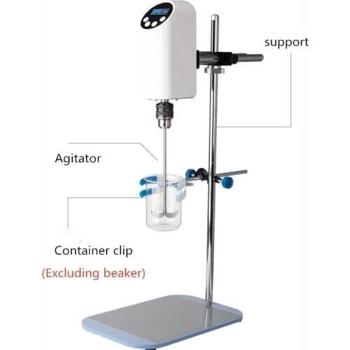 Overhead agitator laboratory powerful speed regulation timing reversal high power testing machine