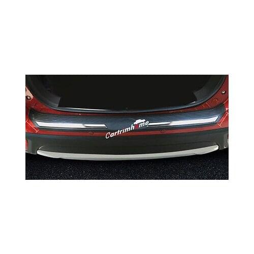 Outer Rear Bumper Protector Back Door Boot Trim For Mitsubishi Outlander 2016 2017