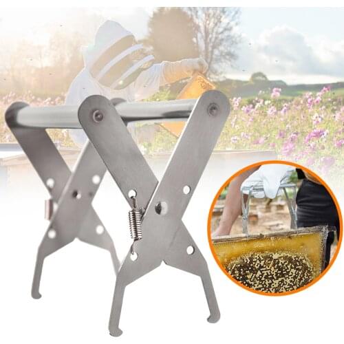 Stainless Steel Frame Bee Hive Catch Frame Grip Beekeeping Accessories Honey Bee Rising Tools Apicultura Beekeeping Equipment