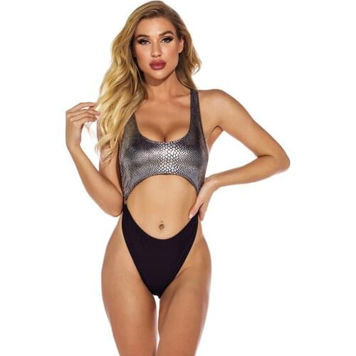 Newest Women Swimsuits Sexy One Piece Swimwear For Lady High Neck Bandage Cross Back Swimming Suit Female Holiday Beachwear