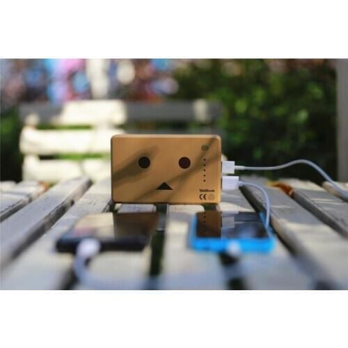 Japanese style Cheero Power Plus Danboard version 10400mAh Flavors Large capacity mobile power bank with Storage bag