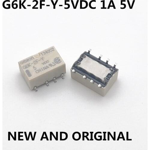 5Pcs/Lot Relay G6K-2F-Y-5Vdc 1A 5V Sop8 New And Original