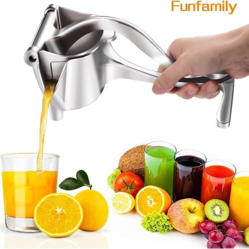 Manual Juice Squeezer Aluminum Alloy Hand Pressure Orange Juicer Pomegranate Lemon Squeezer Kitchen Accessories