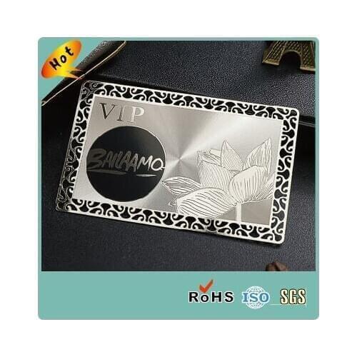 Stainless Steel Silver Metal Business Cards