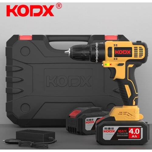 KODX 2021 Impact Cordless Drill Brushless Cordless Drill Impact Electric Drill Power Tools Hammer Drill