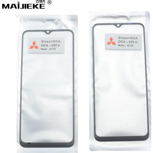 Screen Outer Glass+OCA For Oppo A11x A32 A53 A52 A72 A92 A9 reno 4 3 realme X7 Pro x50 LCD Front Glass with OCA Glue Replacement