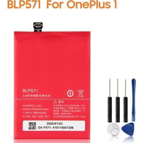 Yelping BLP571 Replacement Battery For OnePlus 1 One 1+1 3100mAh With Free Tools