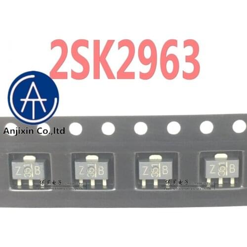 10pcs 100% orginal new SMD transistor 2SK2963 1A 100V screen printing ZB SOT-89 in stock