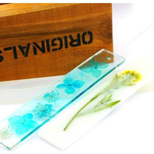 2 Pieces Silicone Mould Resin Casting Jewelry Craft DIY Bookmark