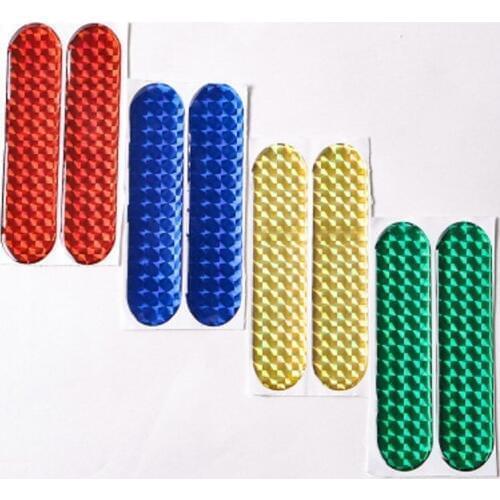 2pcs Car Door Sticker Decal Warning Tape New Car Accessories Car Reflective Sticker Reflective Strip for Car Sticker Safety Mark