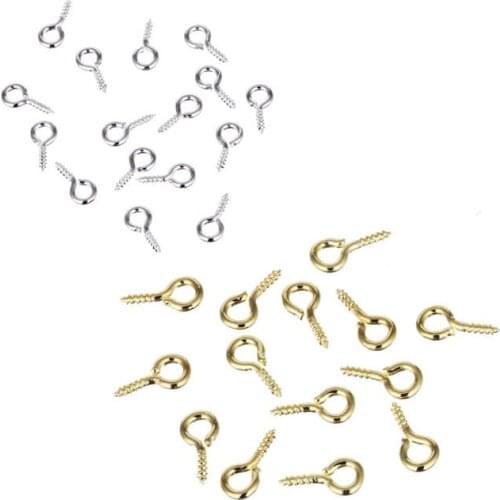 8mm 200pcs/lot Small Sheep Eyes Nail Screw For Beaded Pendant Jewelry DIY Accessories DIY Wholesale New High-quality