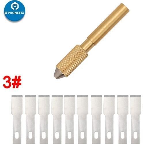 936 Electric Soldering Iron Heating Clamp Holder with CPU UV Blade Mobile Phone Glass Back Cover UV Glue Removal Cleaning Tool