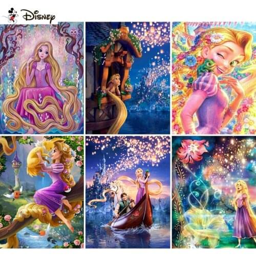 Disney Diamond Embroidery DIY Diamond Painting Cross Stitch Kit "Cartoon princess" 5D Needlework Diamond Home Decoration