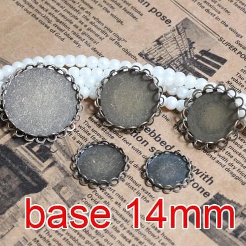 Free shipping!!! 200pcs bronze Picture Frame charms Pendants 14mm,Cameo Cab settings,pendant base