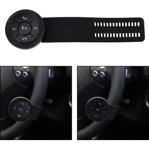 Wireless Bluetooth Remote Control Button For Car Radio DVD GPS Navigation Car Steering Wheel Control Button