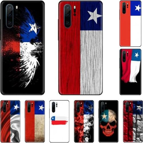 Chile National CL Chilean Grungy Flag Phone Case Funda For Huawei P9 P10 P20 P30 Lite 2016 2017 2019 plus pro P smart