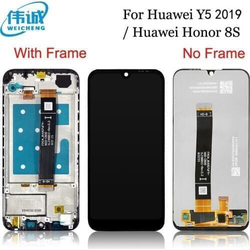 With Frame For huawei honor 8s LCD Display Touch Screen Digiziter Screen Replacement lcd For Huawei Y5 2019 AMN-LX9 LX1 LX2 LX3