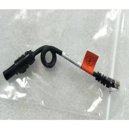 GE Imported Ohmeda Anesthesia Machine Oxygen Battery Cable Black Round head 4-pin Oxygen Battery End Crystal Head